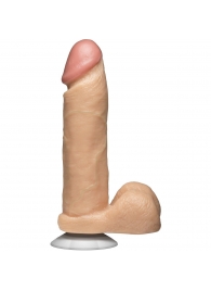 Телесный фаллоимитатор The Realistic Cock 8” with Removable Vac-U-Lock Suction Cup - 22,3 см. - Doc Johnson