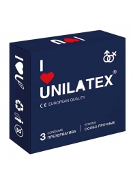 Ультрапрочные презервативы Unilatex Extra Strong - 3 шт. - Unilatex - купить с доставкой в Пскове