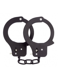 Чёрные наручники из листового металла BONDX METAL CUFFS BLACK - Dream Toys - купить с доставкой в Пскове