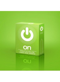 Цветные ароматизированные презервативы ON) Fruit   Color - 3 шт. - ON) - купить с доставкой в Пскове