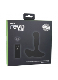 Чёрный перезаряжаемый массажёр предстательной железы NEXUS Revo Slim - Nexus Range - в Пскове купить с доставкой