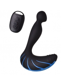 Чёрно-синий массажер простаты Erotist Third - Erotist Adult Toys - в Пскове купить с доставкой