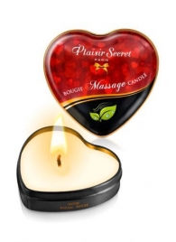 Массажная свеча с нейтральным ароматом Bougie Massage Candle - 35 мл. - Plaisir Secret - купить с доставкой в Пскове