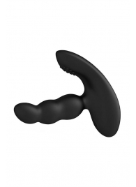 Черный силиконовый стимулятор простаты Levett Nitoc с пультом ДУ - Levett - в Пскове купить с доставкой