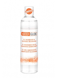 Гель-смазка 2-в-1 MASSAGE   LUBRICANT GUARANA - 300 мл. - Waterglide - купить с доставкой в Пскове