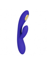 Фиолетовый вибратор с функцией электростимуляции Intimate E-Stimulator Dual Wand - 21,5 см. - California Exotic Novelties - купить с доставкой в Пскове