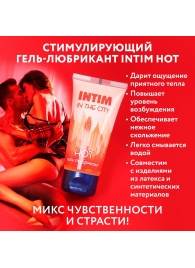 Стимулирующий гель-лубрикант Intim Hot - 60 гр. - Биоритм - купить с доставкой в Пскове