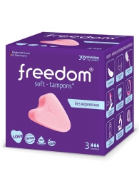 Женские гигиенические тампоны без веревочки FREEDOM normal - 3 шт. - Freedom - купить с доставкой в Пскове