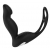 Черный вибромассажер простаты P-PLEASER W ERECTION ENHANCE - Dream Toys - в Пскове купить с доставкой