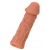 Телесная реалистичная насадка KOKOS Extreme Sleeve 05 с дополнительной стимуляцией - 12,7 см. - KOKOS - в Пскове купить с доставкой