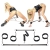 Комплект наручников и наножников с распорками Spread  em Bar and Cuff Set - Pipedream - купить с доставкой в Пскове