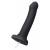 Черный фаллос с имитацией эякуляции Silicon Cum Dildo L - 19,6 см. - Strap-on-me - купить с доставкой в Пскове
