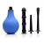 Анальный душ с 3 насадками Premium One-way Valve Anal Douche Set - XR Brands - купить с доставкой в Пскове