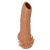 Телесная насадка с усиками и открытой головкой Nude Sleeve L - 14 см. - KOKOS - в Пскове купить с доставкой