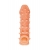 Телесная закрытая насадка с пупырышками Cock Sleeve Size M - 15,6 см. - KOKOS - в Пскове купить с доставкой