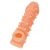 Телесная закрытая насадка с пупырышками Cock Sleeve Size L - 17,6 см. - KOKOS - в Пскове купить с доставкой