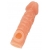 Телесная закрытая насадка с шершавой головкой Cock Sleeve Size L - 17,6 см. - KOKOS - в Пскове купить с доставкой