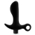 Черный анальный вибратор Silicone Vibrating Prostate Massager 01 - 10,8 см. - Blush Novelties - в Пскове купить с доставкой