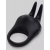 Черное эрекционное виброкольцо Sensation Rechargeable Vibrating Rabbit Love Ring - Fifty Shades of Grey - в Пскове купить с доставкой