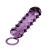 Закрытая фиолетовая насадка с пупырышками SAMURAI PENIS SLEEVE PURPLE - 14,5 см. - NMC - в Пскове купить с доставкой