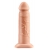 Телесный реалистичный фаллоимитатор с полостью Silicone Hollow Extension - 20 см. - Pipedream - купить с доставкой в Пскове