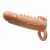 Телесная удлиняющая насадка Penis Sleeve Emmitt - 17 см. - Baile - в Пскове купить с доставкой