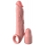 Телесная насадка-удлинитель 2 Inch Silicone X-tension with Strap - 20,3 см. - Pipedream - в Пскове купить с доставкой
