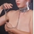 Серебристый ошейник из искусственной кожи - Sitabella - купить с доставкой в Пскове