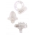 Набор из 3 прозрачных эрекционных колец с вибрацией Teasers Ring Kit - Chisa - в Пскове купить с доставкой