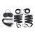 Эротический набор 4PC Bondage Bed Strap   Flogger Kit - Lux Fetish - купить с доставкой в Пскове