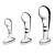 Набор из 3 стальных стимуляторов простаты Stainless Steel P-spot Training Set - b-Vibe - в Пскове купить с доставкой