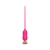 Розовый тонкий стимулятор Nipple Vibrator - 23 см. - I-MOON - купить с доставкой в Пскове
