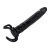 Чёрная насадка-фаллос для двойного проникновения INFLATABLE DILDO SLIM DONG  - 13,5 см. - Toyz4lovers - в Пскове купить с доставкой