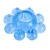 Голубая гелевая насадка-цветок - Toyfa Basic - в Пскове купить с доставкой