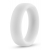 Белое люминесцентное эрекционное кольцо Silicone Glo Cock Ring - Blush Novelties - в Пскове купить с доставкой