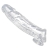 Прозрачная насадка для увеличения члена Realistic Clear Penis Enhancer and Ball Stretcher - 20,3 см. - XR Brands - в Пскове купить с доставкой