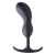 Черный массажер простаты с утяжелителями Premium Silicone Weighted Prostate Plug Large - 18,8 см. - XR Brands - в Пскове купить с доставкой