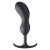 Черный массажер простаты с утяжелителями Premium Silicone Weighted Prostate Plug XL - 20,8 см. - XR Brands - в Пскове купить с доставкой