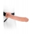 Фаллопротез телесного цвета Hollow Strap-On - 29 см. - Pipedream - купить с доставкой в Пскове