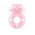 Розовое эрекционное виброкольцо в форме мишки - 1137 - в Пскове купить с доставкой