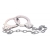 Наручники из металла с длинной цепочкой CHROME HANDCUFFS METAL HANDCUFFS W. KEY - NMC - купить с доставкой в Пскове