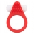 Красное эрекционное кольцо LIT-UP SILICONE STIMU RING 1 RED - Dream Toys - в Пскове купить с доставкой