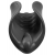 Чёрный мастурбатор Vibrating Silicone Stimulator с вибрацией - Pipedream - в Пскове купить с доставкой