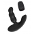 Черный силиконовый стимулятор простаты Levett Nitoc с пультом ДУ - Levett - в Пскове купить с доставкой