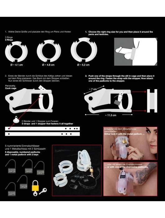 Набор для мужского пояса верности Cock Cage Set - Orion - купить с доставкой в Пскове