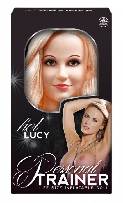 Надувная кукла с вибрацией и 2 любовными отверстиями Hot Lucy Lifesize Love Doll - NMC - в Пскове купить с доставкой