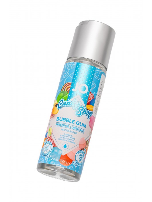 Смазка на водной основе Candy Shop Bubblegum с ароматом жвачки - 60 мл. - System JO - купить с доставкой в Пскове