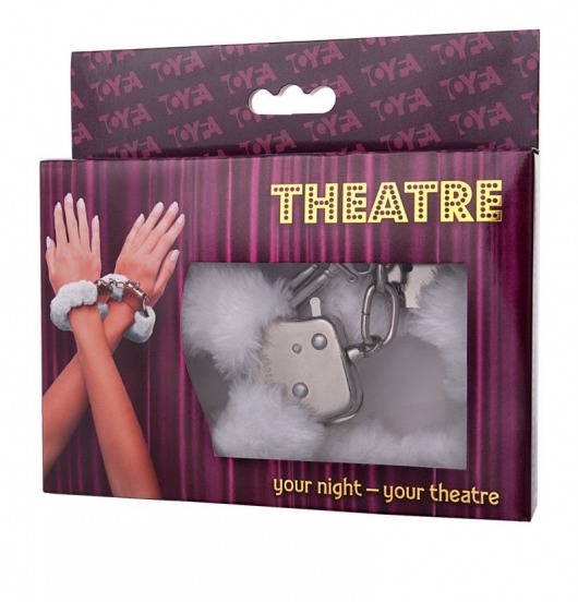 Наручники с белой меховой опушкой - ToyFa - купить с доставкой в Пскове