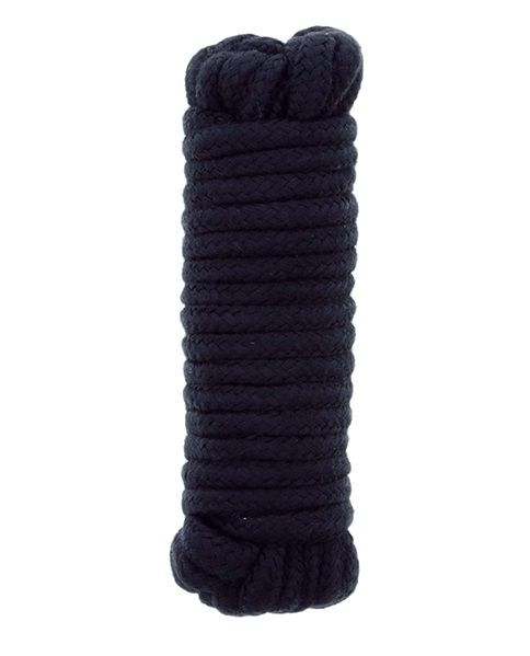 Чёрная веревка для связывания BONDX LOVE ROPE - 5 м. - Dream Toys - купить с доставкой в Пскове