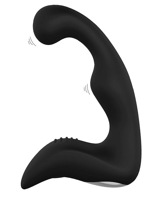 Чёрный перезаряжаемый массажёр простаты BOOTY PLEASER - Dream Toys - в Пскове купить с доставкой